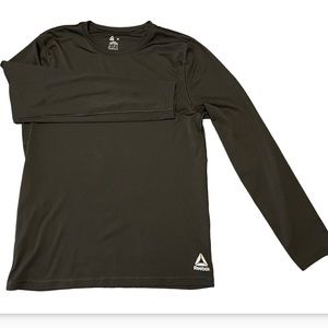 REEBOK black long sleeve shirt size medium
